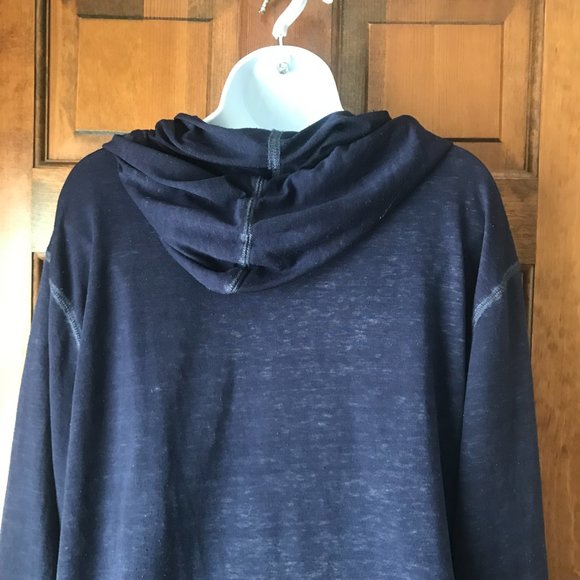 Make + Model Navy Blue Zip-Up Hoodie Jacket & Drawstring Joggers Set Size 3X - Picture 10 of 16